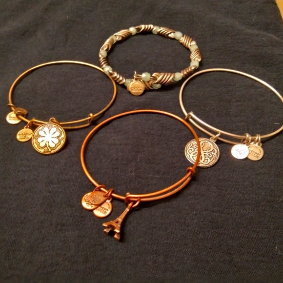 Alex and Ani Jewelry - Set of 4 Alex & Ani bracelets